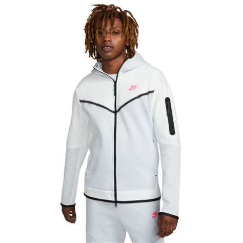 Wit Tech Fleece Kleding (1) 